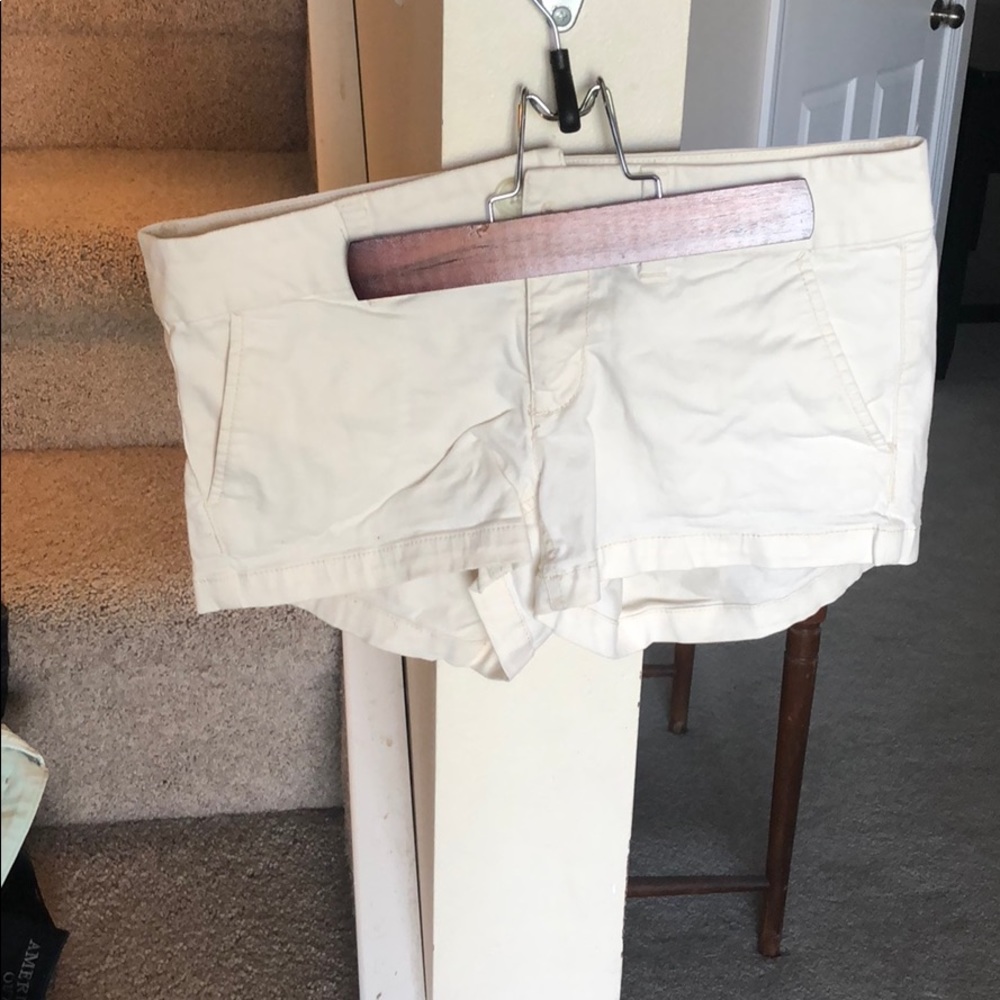 White AEO shorts